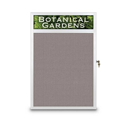 United Visual Products Open Faced Traditional Rounded Corkboard UV644ARC-BLACK-AMETHY